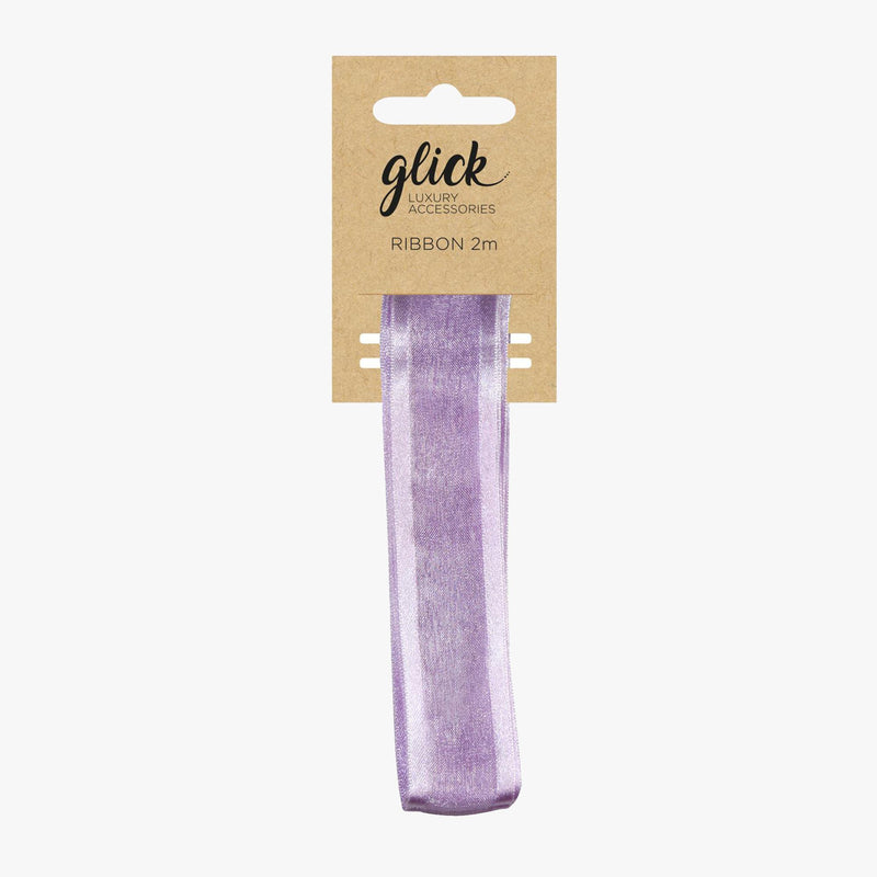 Ribbon-R0201 - Lilac Satin Edge Ribbon-Glick