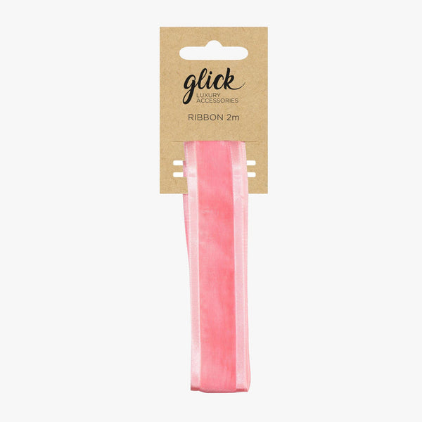 Ribbon-R0203 - Baby Pink Satin Edge Ribbon-Glick