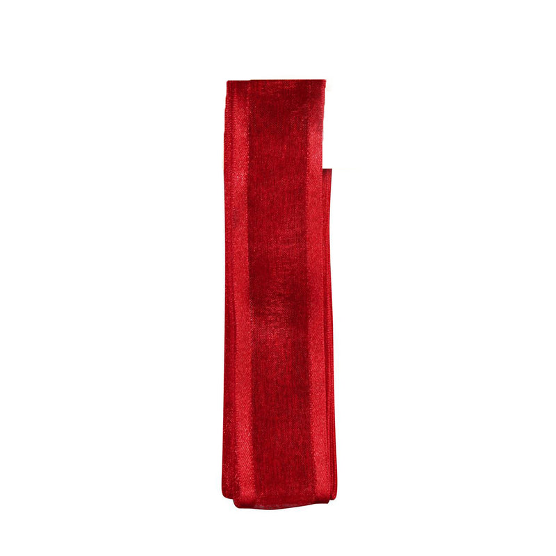 Ribbon - R0220 - Red Satin Edge Ribbon - Red Satin Edge Ribbon - Whistlefish