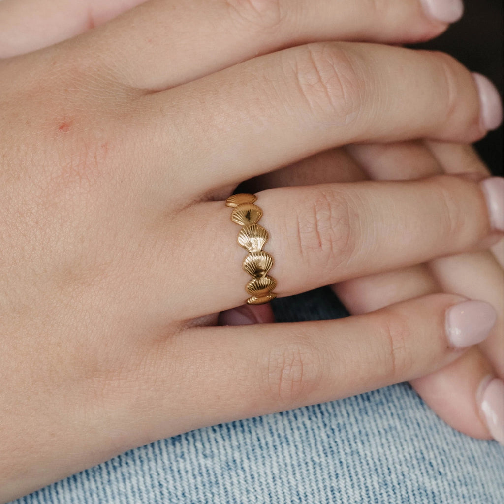 Ring-SSR-001-GOLD - Ocean Treasure Ring-Pineapple Island