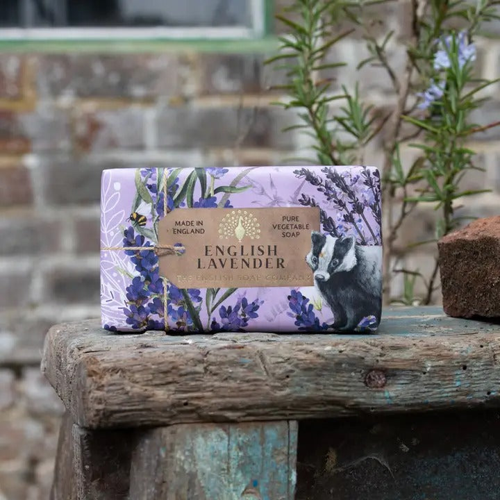 Soap-SS0007A - English Lavender Soap-The English Soap Company