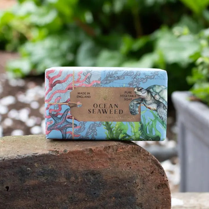 Soap-SS0016A - Ocean Seaweed Soap-The English Soap Company