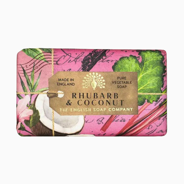Soap-SS0017 - Rhubarb and Coconut Soap-The English Soap Company