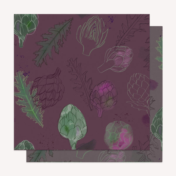 Wrapping Paper-WWP80 - Artichokes-Whistlefish