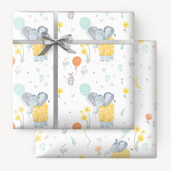 Wrapping Paper-WWP93 - Clementine Wrapping Paper-Whistlefish