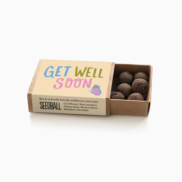 Seed Box-SB-GETWELL - Get Well Soon Seed Box-Seedball