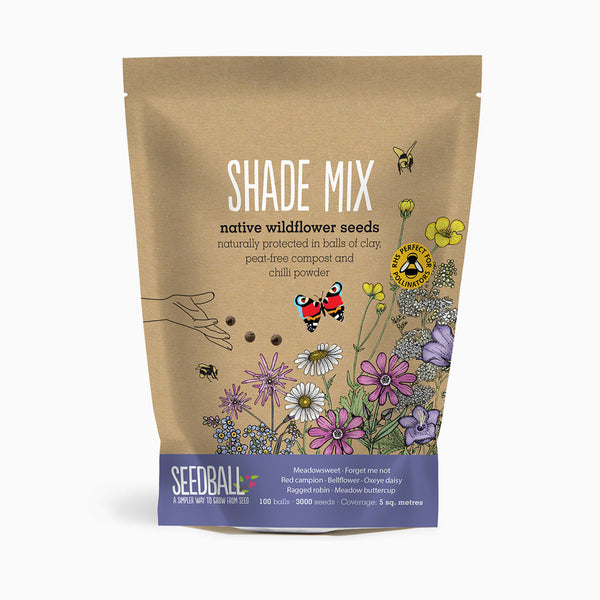 Seed Grab Bag-SB-SHADE - Wildflower Grab Bag Shade Mix-Seedball