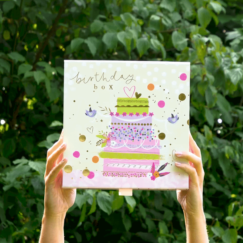 Free Gift Box-MBX05 - Birthday Celebration Magnetic Gift Box-Whistlefish