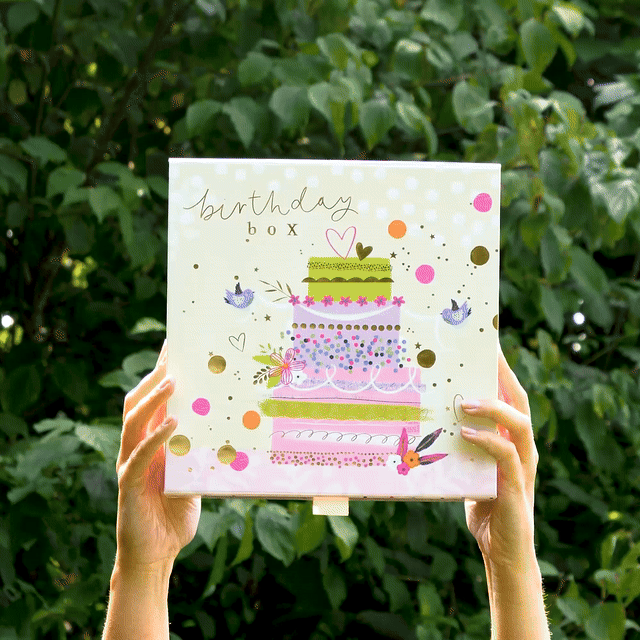 Free Gift Box-MBX05 - Birthday Celebration Magnetic Gift Box-Whistlefish