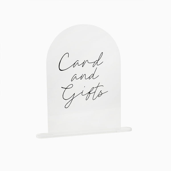 Sign-HBMW107 - Cards & Gifts Acrylic Sign-Hootyballoo