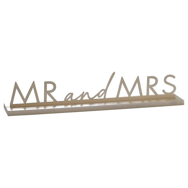 Sign - ML-113 - Gold Metal Mr and Mrs Sign - Gold Metal Mr and Mrs Sign - Whistlefish