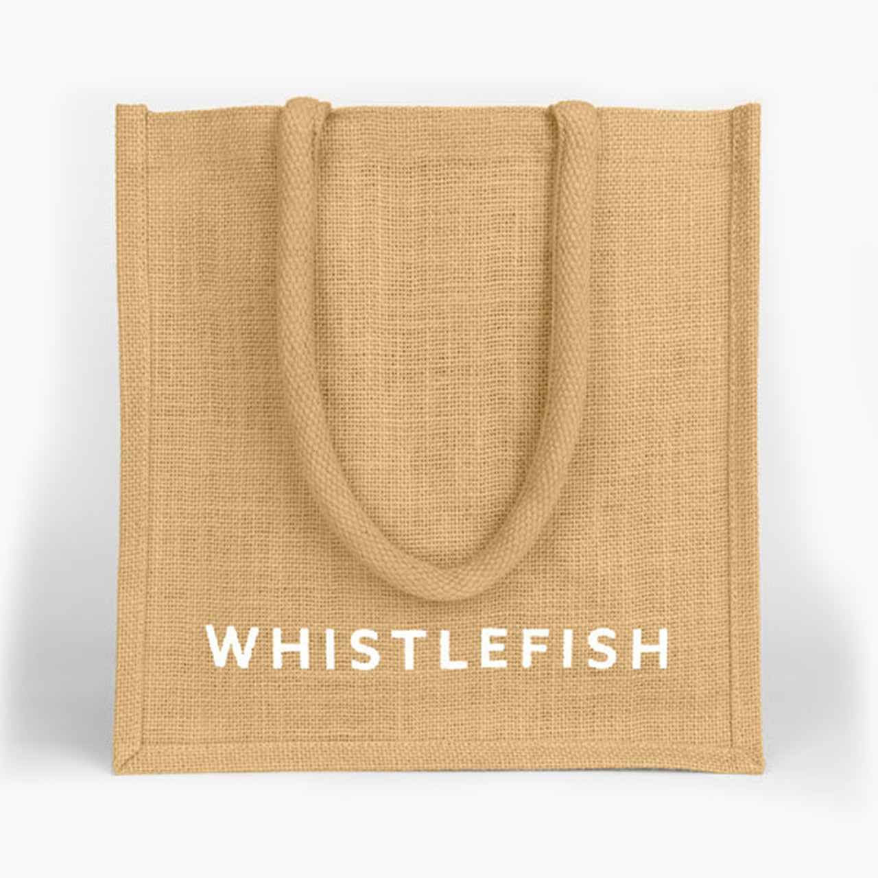 Jute Bag-JB190 - Natural Small Jute Bag-Whistlefish