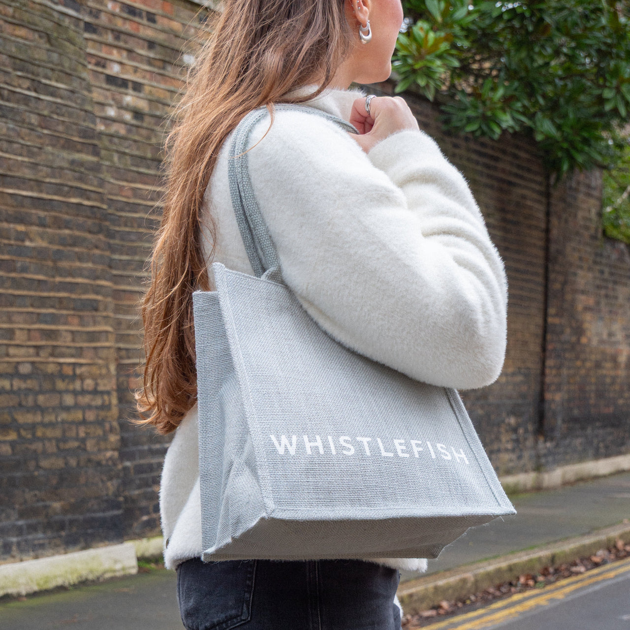 Small Jute Bag-JB208 - Cloud Small Jute Bag-Whistlefish