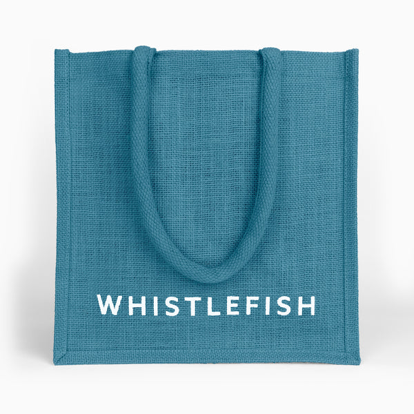 Small Jute Bag-JB213 - Deep Sea Small Jute Bag-Whistlefish