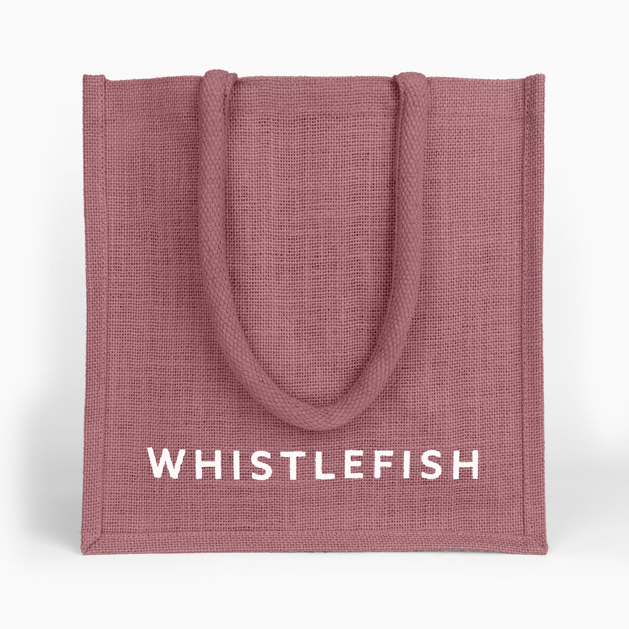 Small Jute Bag-JB220 - Wine Small Jute Bag-Whistlefish