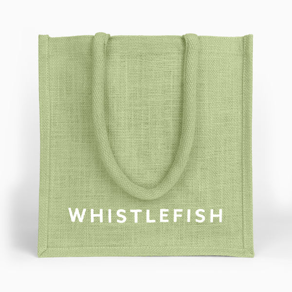 Small Jute Bag-JB221 - Moss Small Jute Bag-Whistlefish