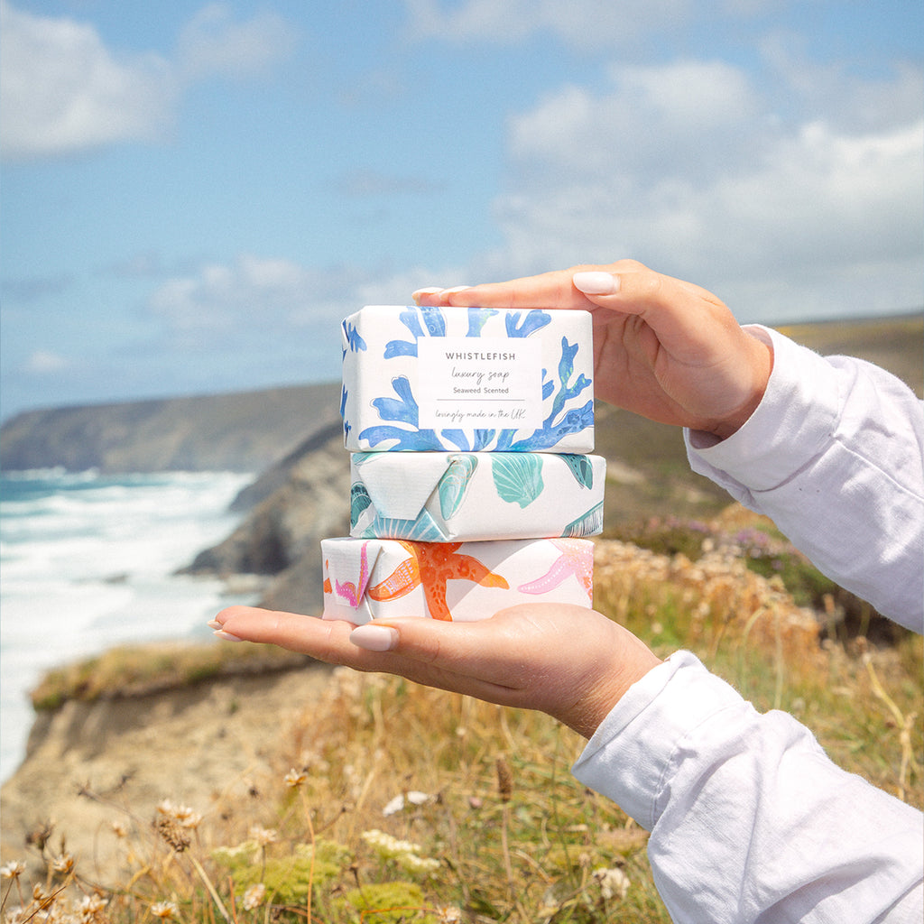 Soap-WFSP1 - Seaweed Seagrass Luxury Soap-Whistlefish