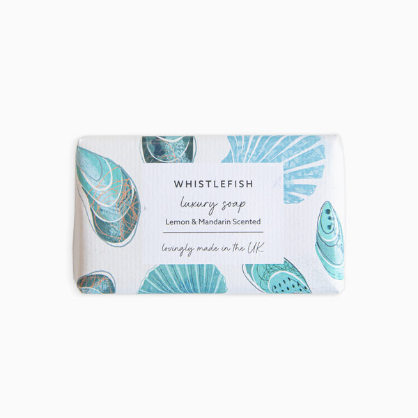 Soap-WFSP2 - Lemon & Mandarin Seagrass Luxury Soap-Whistlefish
