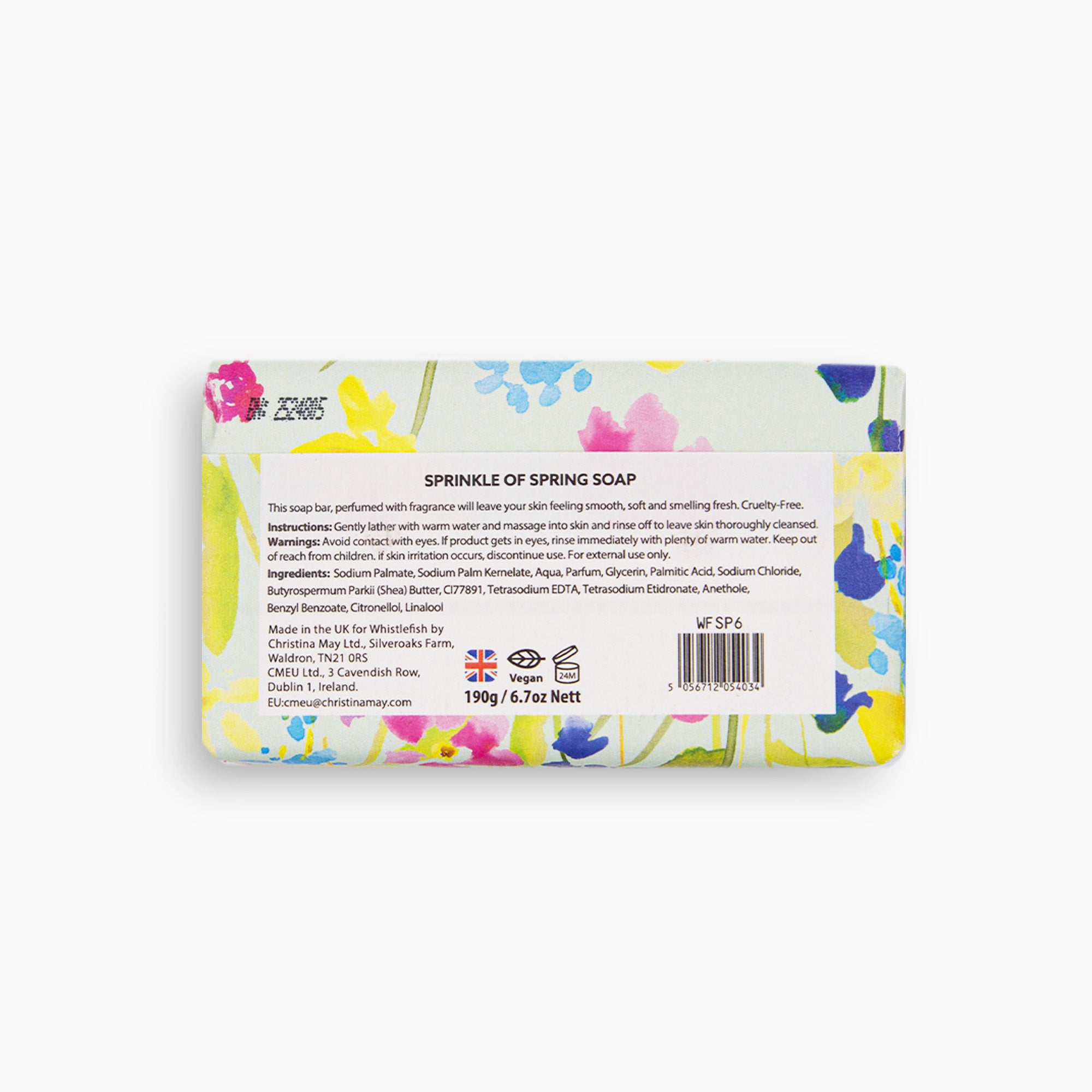 Soap-WFSP6 - Sprinkle of Spring Lily of the Valley Soap-Whistlefish