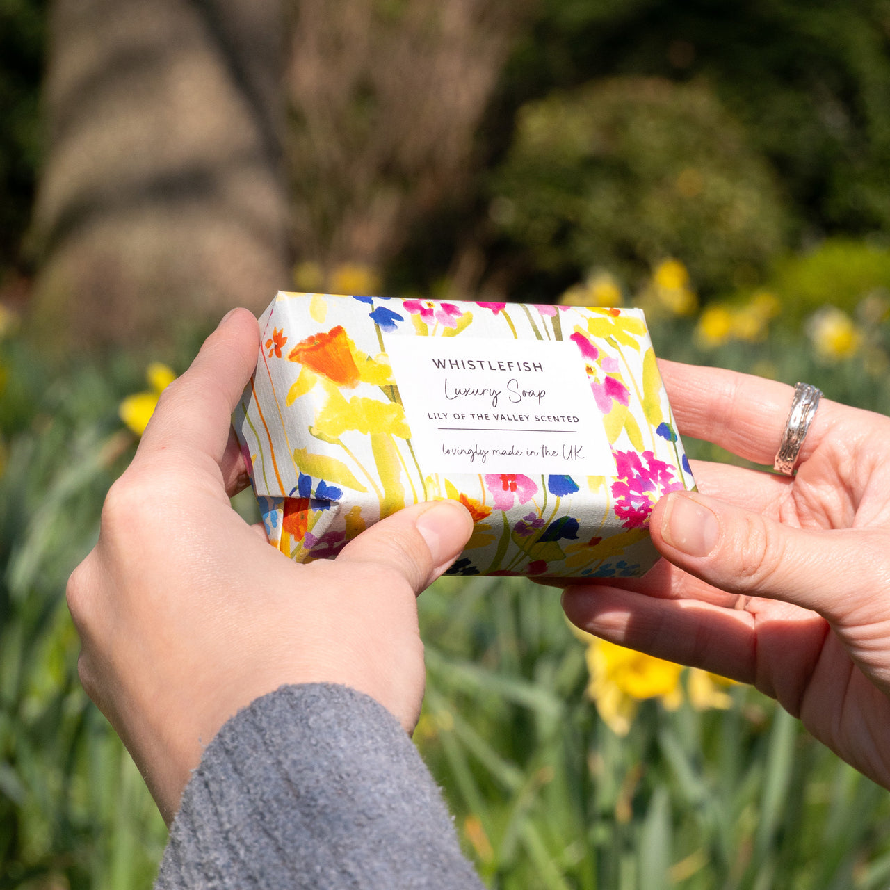 Soap-WFSP6 - Sprinkle of Spring Lily of the Valley Soap-Whistlefish