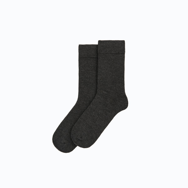 Socks-BAMCHARS25 - Storm Grey Bamboo Socks-Pairs Socks