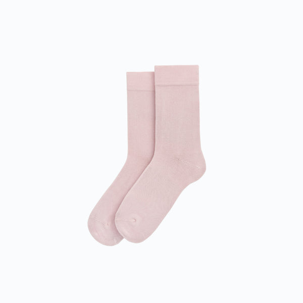 Socks-BAMICEPS25 - Marshmallow Pink Bamboo Socks-Pairs Socks