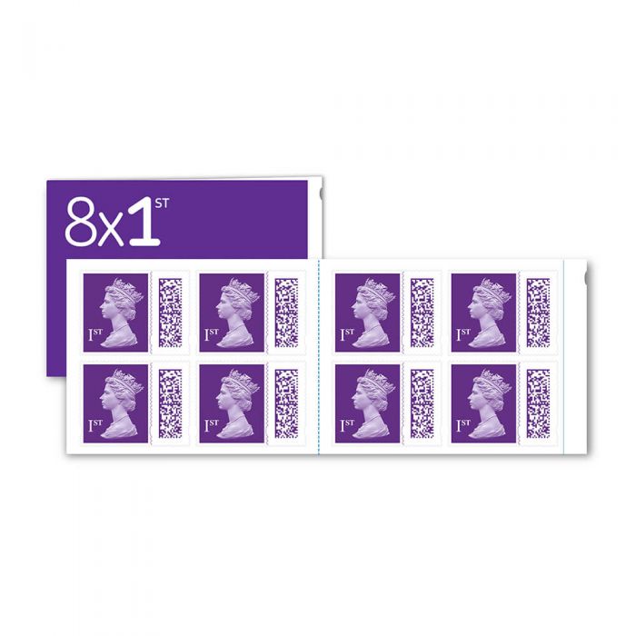 Stamp-STAMP1ST - 1st Class Stamp x8 Book-Whistlefish