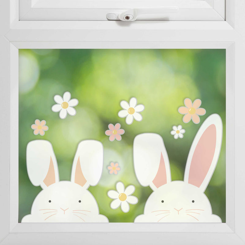 Sticker - EGG-218 - Bunny Easter Window Stickers - Bunny Easter Window Stickers - Whistlefish