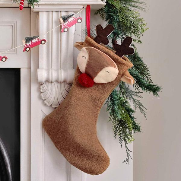 Christmas Stocking-MLC-202 - Reindeer Christmas Stocking-Whistlefish