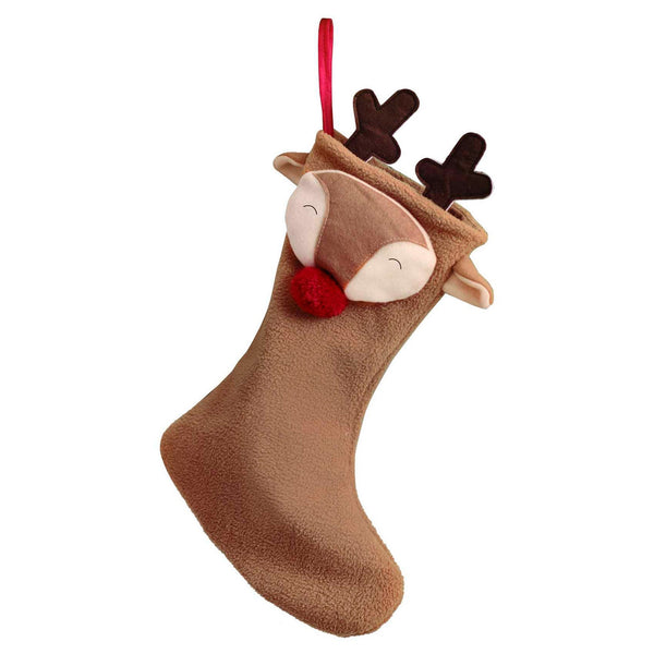 Christmas Stocking-MLC-202 - Reindeer Christmas Stocking-Whistlefish