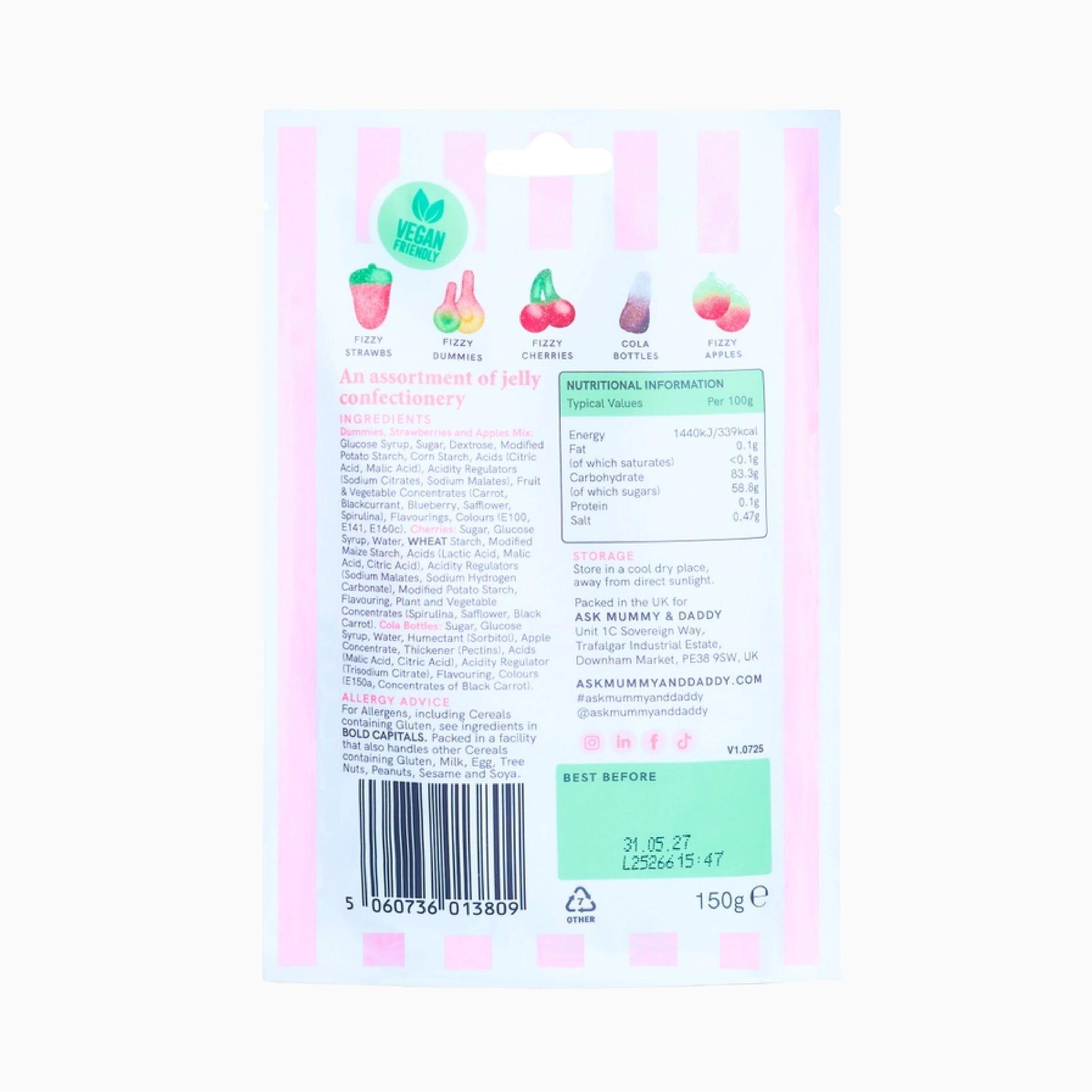 Sweet Share Bag-5060736013909 - Fizzy Mix! Share Bag-Ask Mummy & Daddy