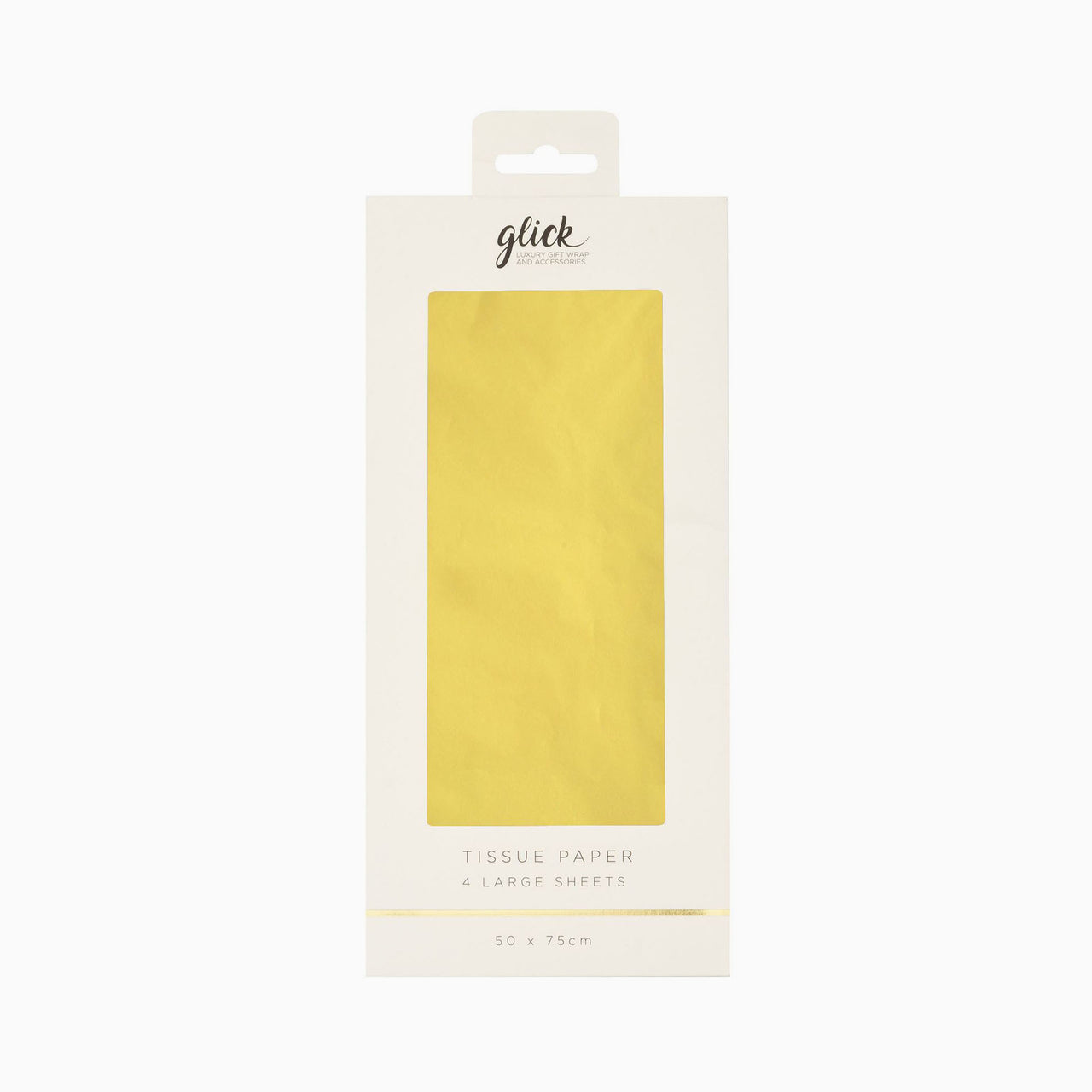 Tissue Paper-TP21 - Plain Lemon Tissue Paper-Glick