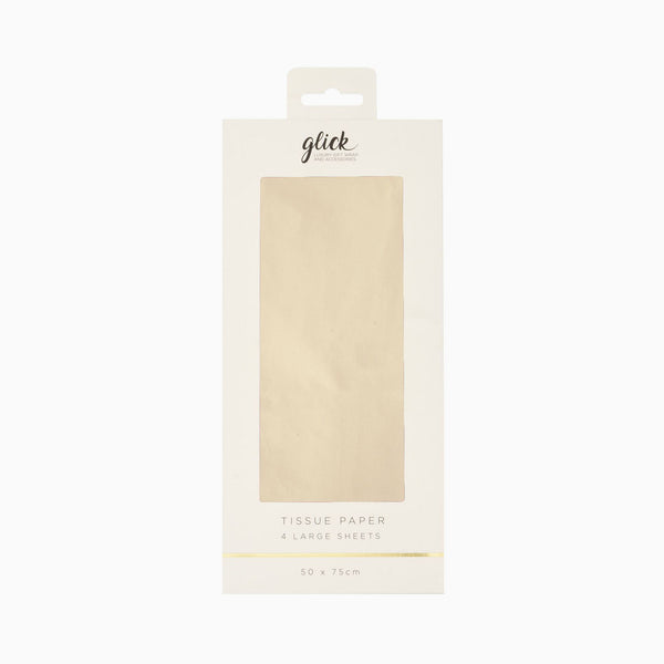Tissue Paper-TP30 - Plain Ivory Tissue Paper-Glick