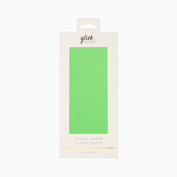 Tissue Paper-TP43 - Plain Neon Green Tissue Paper-Glick
