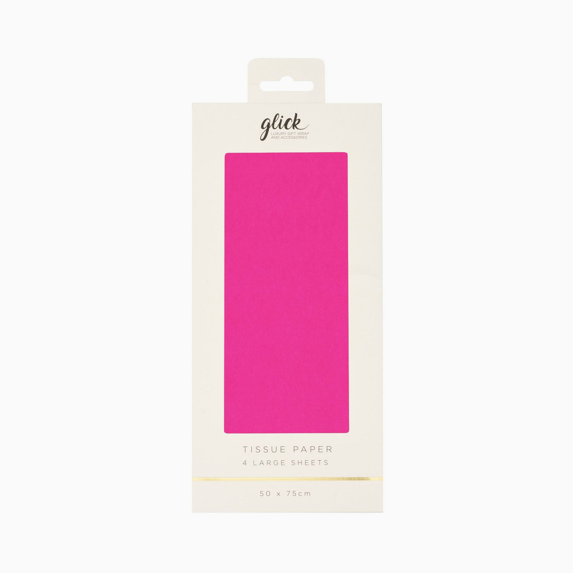 Tissue Paper-TP44 - Plain Neon Pink Tissue Paper-Glick