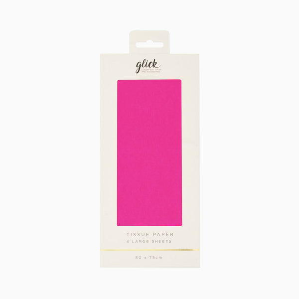 Tissue Paper-TP44 - Plain Neon Pink Tissue Paper-Glick