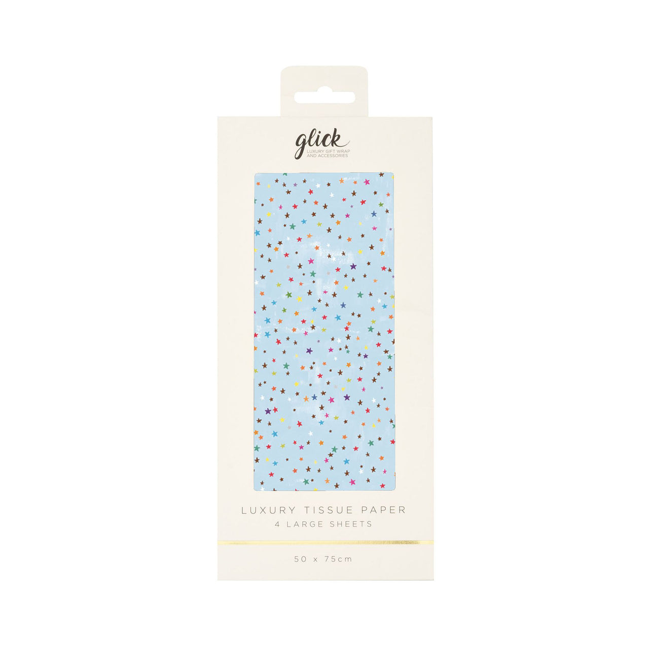 Tissue Paper-TPL32 - Tissue Stars Blue-Glick
