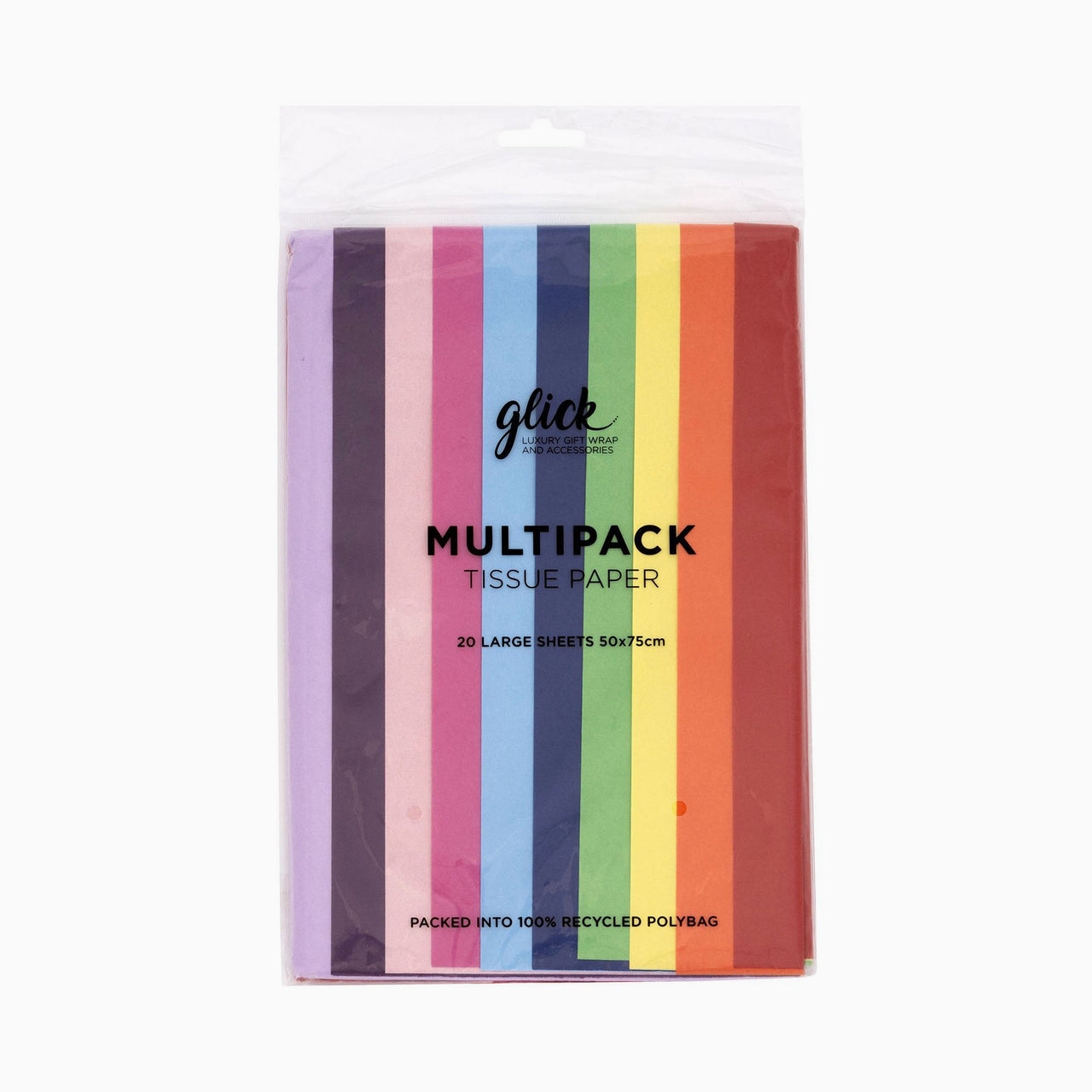 Tissue Paper-TPM05 - Multipack Plain Tissue Paper-Glick