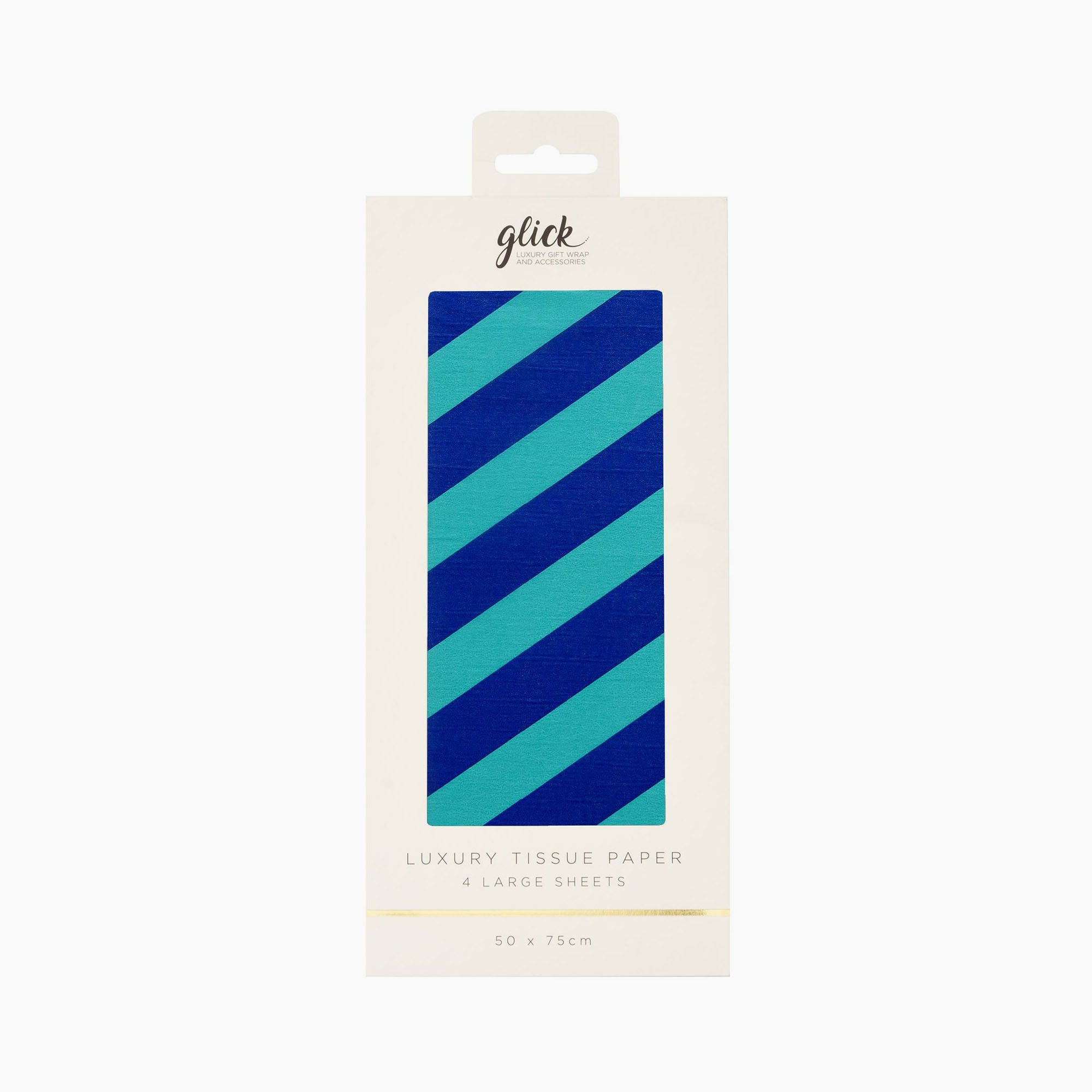 Tissue Paper-TPP2604 - Patterned Vivid Cobalt Tissue Paper-Glick