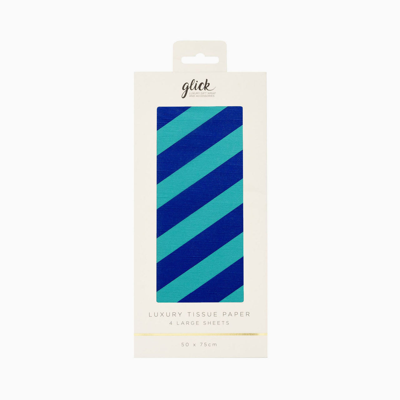 Tissue Paper-TPP2604 - Patterned Vivid Cobalt Tissue Paper-Glick