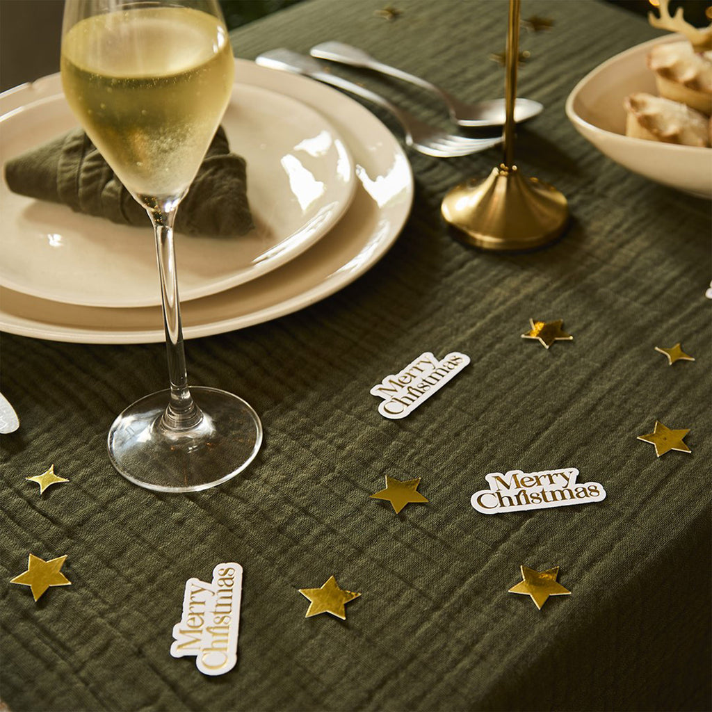 Table Scatter-HBRC108 - Merry Christmas Table Scatter-Hootyballoo