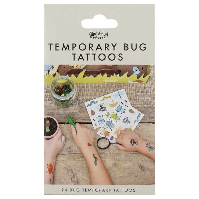 Tattoo - BUG-113 - Mixed Bug Temporary Tattoos - Mixed Bug Temporary Tattoos - Whistlefish