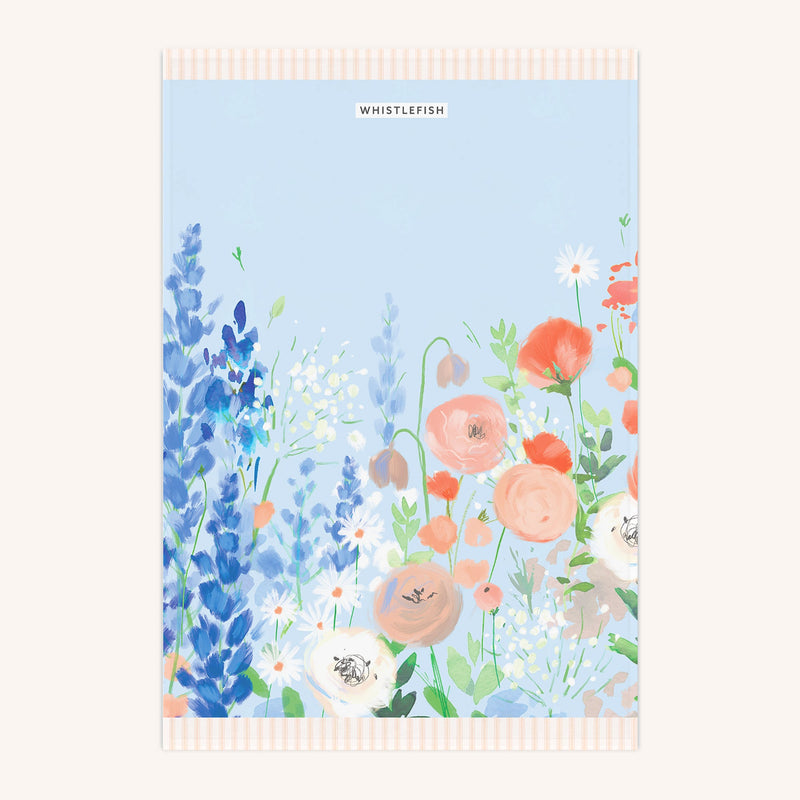 Tea Towel - BM01TT - Blue Meadows Sky Tea Towel - Blue Meadows Sky Tea Towel - Whistlefish