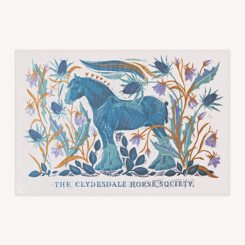 Tea Towel - CL24TT - Clydesdale Horse Society Tea Towel - Clydesdale Horse Society Tea Towel - Whistlefish