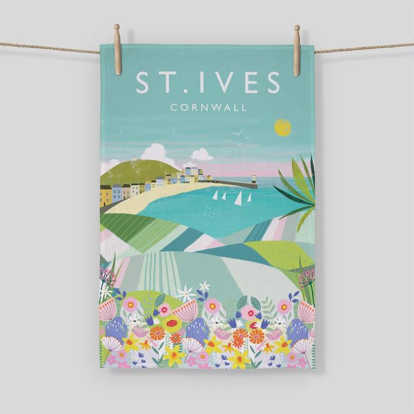 Tea Towel - CO12TT - Beautiful St Ives Tea Towel - Beautiful St Ives Tea Towel - Whistlefish