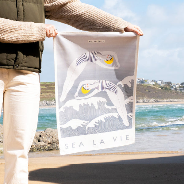 Tea Towel - WTT233 - Sea La Vie Tea Towel - Sea La Vie Tea Towel - Whistlefish