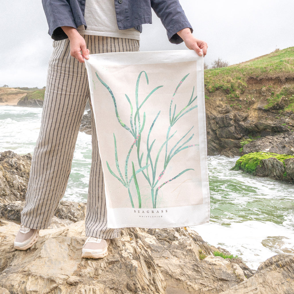 Tea Towel-WTT275 - Seagrass Tea Towel-Whistlefish