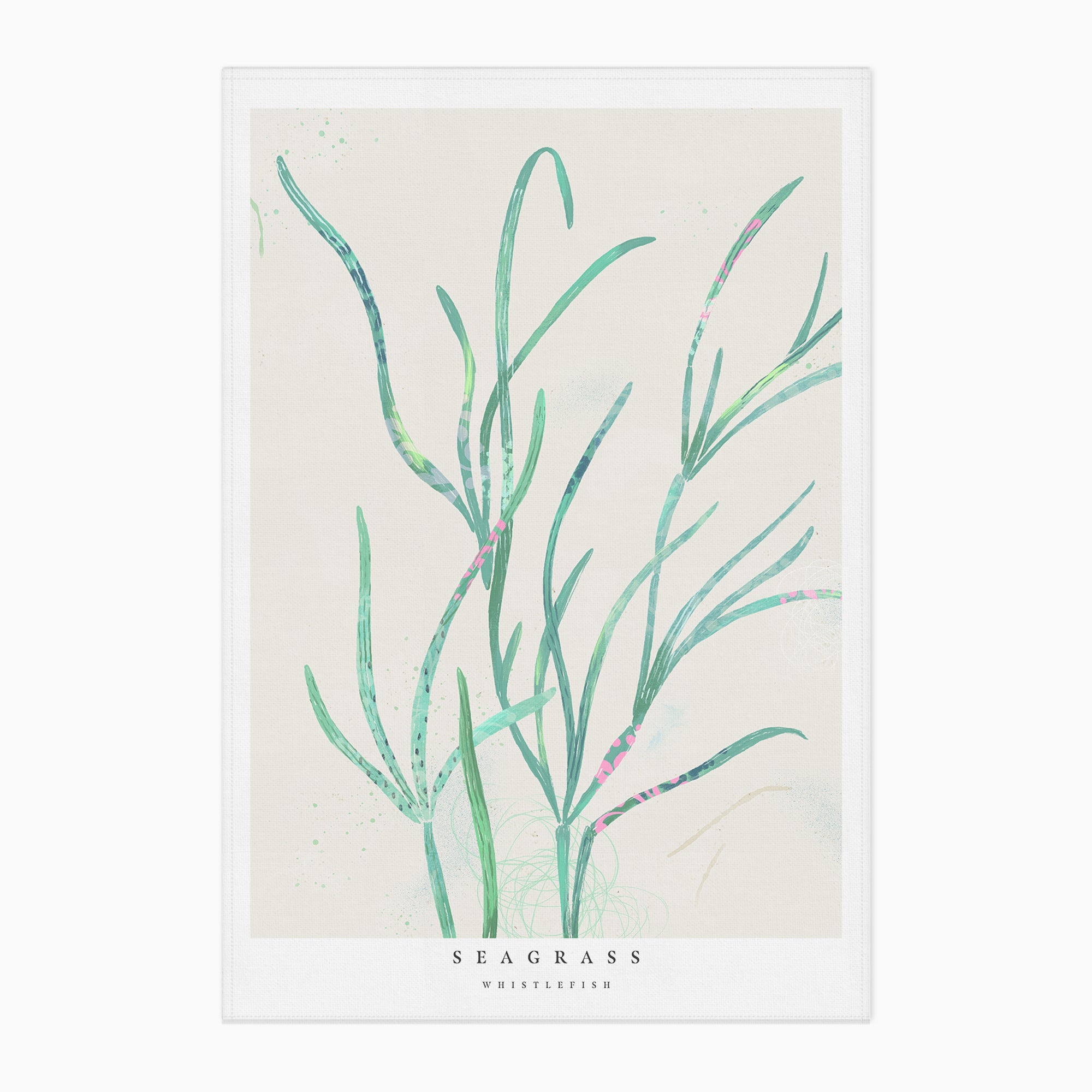 Tea Towel-WTT275 - Seagrass Tea Towel-Whistlefish