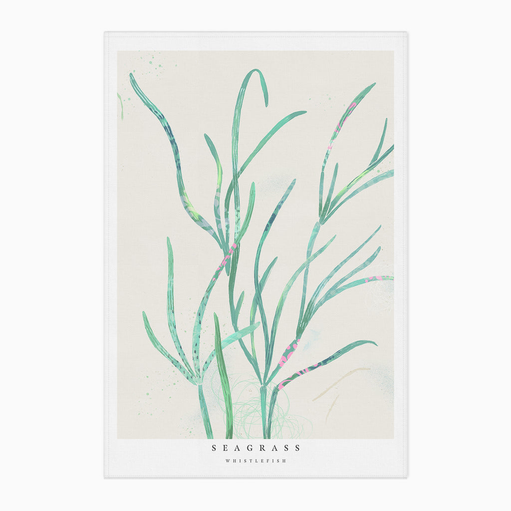 Tea Towel-WTT275 - Seagrass Tea Towel-Whistlefish