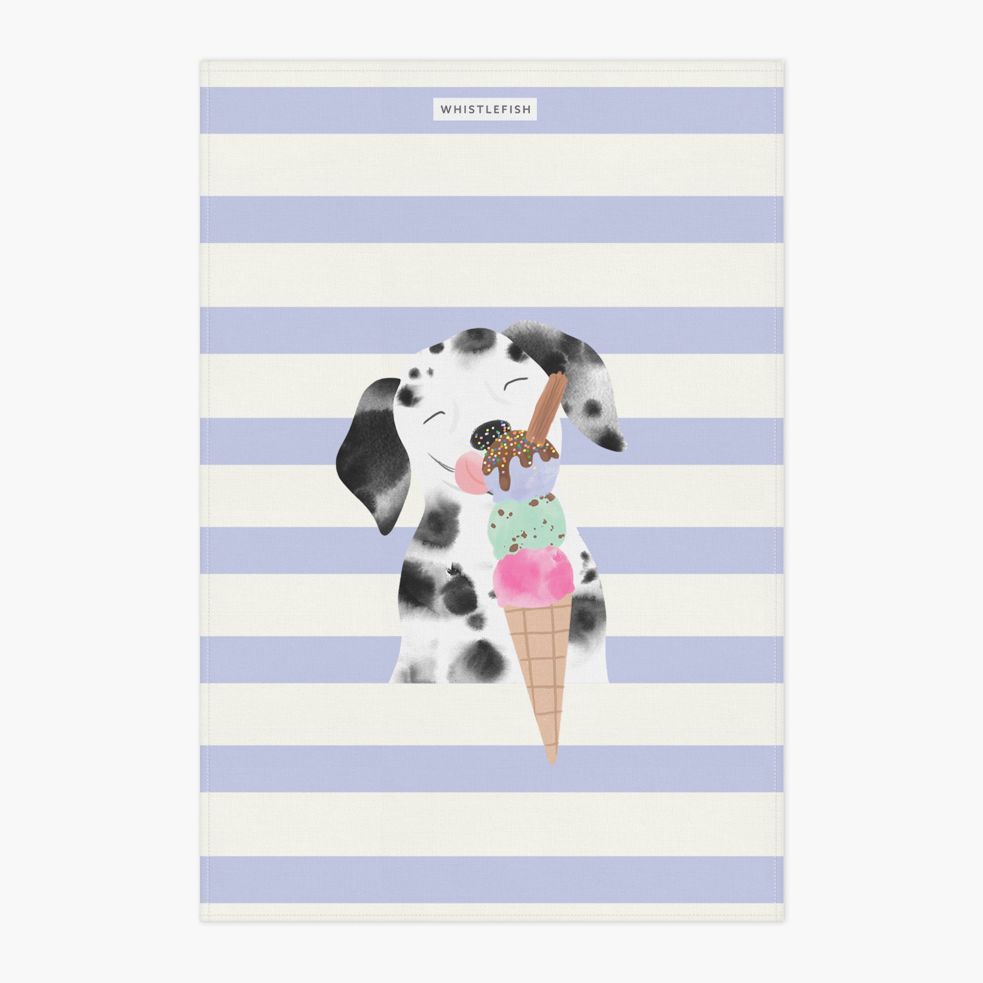 Tea Towel-WTT285 - Scoops & Smiles Tea Towel-Whistlefish